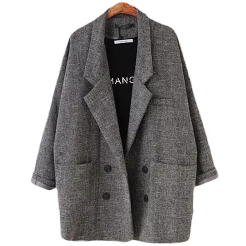 2018 Blazers Women's Slim Fit Blazer Suit Jacket Khaki Gray Plaid Women Plus Size Casual Vintage Suit Blazer Female L104
2018 Blazers Women's Slim Fit Blazer Suit Jacket Khaki Gray Plaid Women Plus Size Casual Vintage Suit Blazer Female L104