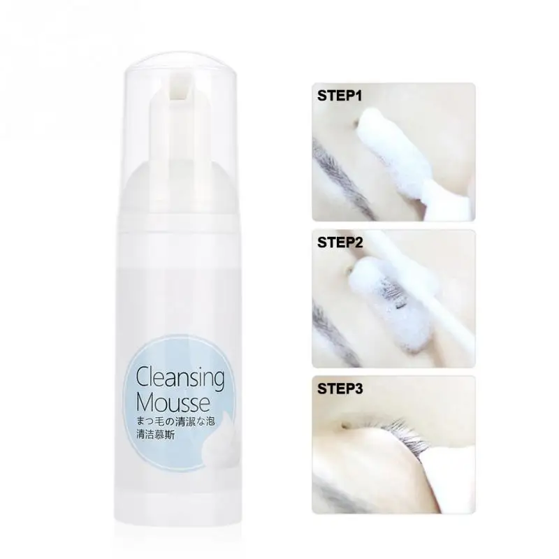 60ml Eyelash Cleanser Foam Shampoo Pump Design Cleaning Eye Lashes Detergent Before Eyelash Extension Eyes Makeup Beauty Tools
60ml Eyelash Cleanser Foam Shampoo Pump Design Cleaning Eye Lashes Detergent Before Eyelash Extension Eyes Makeup Beauty Tools