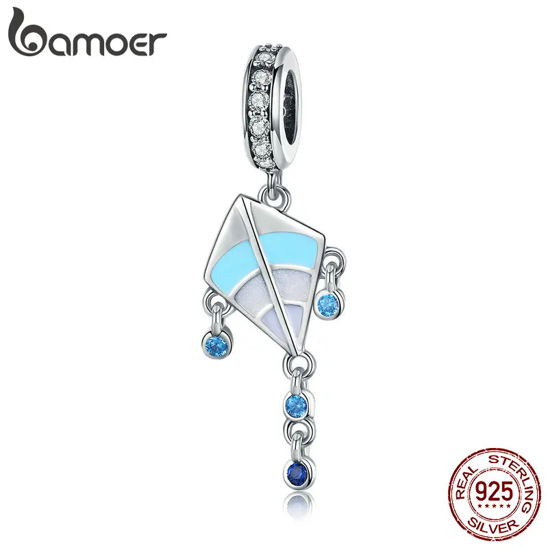 BAMOER Authentic 925 Sterling Silver Kite Pendant Color Enamel Charms Fit Girls Bracelets Jewelry Making Children Gift SCC937
BAMOER Authentic 925 Sterling Silver Kite Pendant Color Enamel Charms Fit Girls Bracelets Jewelry Making Children Gift SCC937