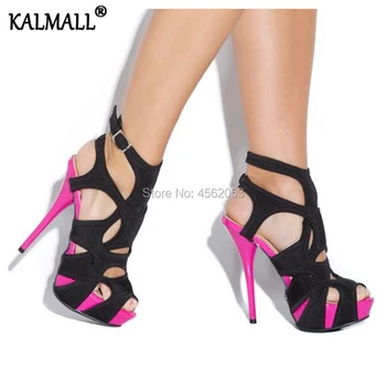 KALMALL Sandalias Mujer 2019 Fetish Runway Style Stiletto Super High Heels Cut-outs Black Platform Shoes Women Summer Sandals
KALMALL Sandalias Mujer 2019 Fetish Runway Style Stiletto Super High Heels Cut-outs Black Platform Shoes Women Summer Sandals
