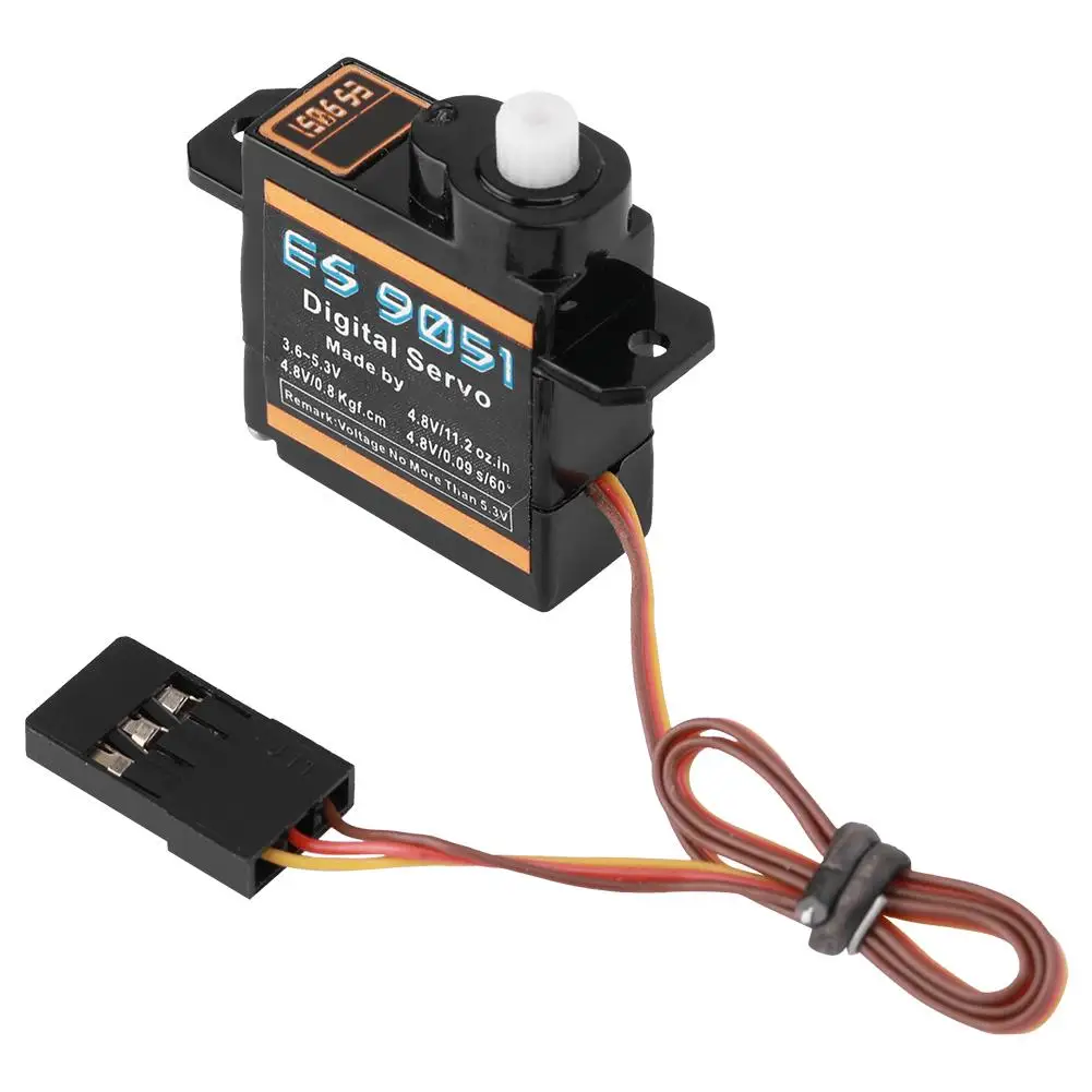 EMAX ES9051 цифровой микро сервопривод 4 3g пластиковая Шестерня 0 8 кг крутящего