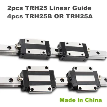 High quality 25mm Precision Linear Guide 2pcs TRH25 L=1100 to 1500mm Linear guide rail+4pcs TRH25B or TRH25A linear slide block
High quality 25mm Precision Linear Guide 2pcs TRH25 L=1100 to 1500mm Linear guide rail+4pcs TRH25B or TRH25A linear slide block