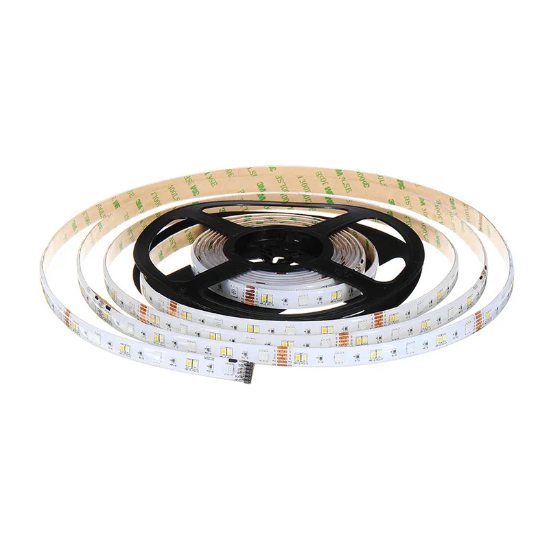 

CLAITE 2M 144 LED Waterproof LED Strip Light SMD5050 2835 RGB CCT LED Strip Light Kit + WIFI Controller Work With Alexa EU Plug