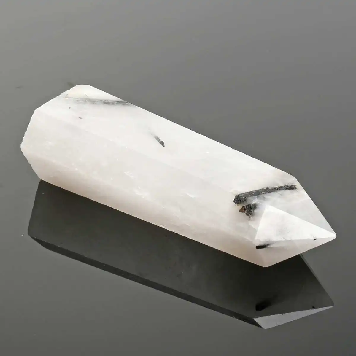 Natural Marble Crystal Stone Point Healing Hexagonal Crystal Wand Pipe Gemstone Home Degaussing Moonstone Mineral Specimen Decor
Natural Marble Crystal Stone Point Healing Hexagonal Crystal Wand Pipe Gemstone Home Degaussing Moonstone Mineral Specimen Decor