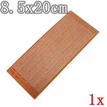 1pc PCB Prototype Printed Circuit Board Universal Matrix Stripboard DIY 8.5x20cm Single Side Copper PCB
1pc PCB Prototype Printed Circuit Board Universal Matrix Stripboard DIY 8.5x20cm Single Side Copper PCB