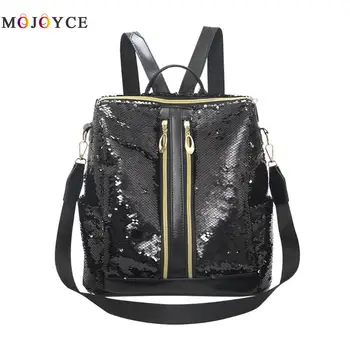 Women Glitter Sequins PU Leather Backpack Teenage Girls Bling Travel Rucksack Students Shoulder School Bagpack
Women Glitter Sequins PU Leather Backpack Teenage Girls Bling Travel Rucksack Students Shoulder School Bagpack