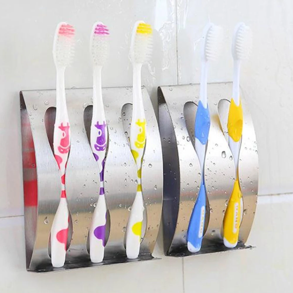 Two/Three Holes Toothbrush Holder Free Punching Paste Wall Hanging Stainless Steel Bathroom Holders Set Toothpaste Dispenser
Two/Three Holes Toothbrush Holder Free Punching Paste Wall Hanging Stainless Steel Bathroom Holders Set Toothpaste Dispenser