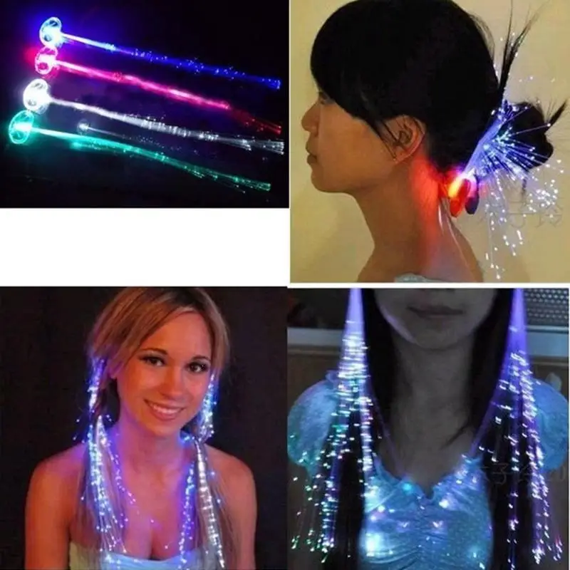 1pc Colorful LED Glowing Flash Wigs Hair Braided Clip Hairpin Show New Year Party Luminous Silk Braids Styling Tools Q0
1pc Colorful LED Glowing Flash Wigs Hair Braided Clip Hairpin Show New Year Party Luminous Silk Braids Styling Tools Q0
