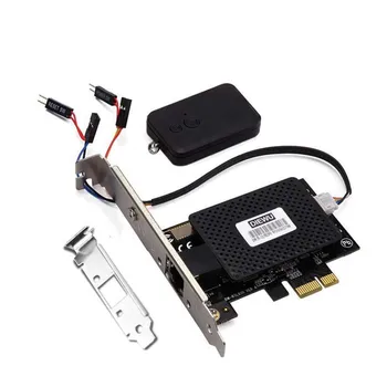 Multifunctional 2 in 1 PCIE PCI Express Gigabit Network card + remote control switch card computer desktop switch
Multifunctional 2 in 1 PCIE PCI Express Gigabit Network card + remote control switch card computer desktop switch