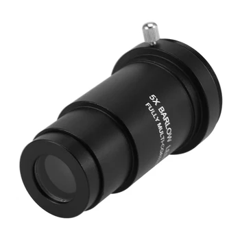 5X Barlow Eyepiece Multi-coated Eyepiece 1.25INCH Astronomical Telescope Eyepiece Planetary Eye Lens for Monocular
5X Barlow Eyepiece Multi-coated Eyepiece 1.25INCH Astronomical Telescope Eyepiece Planetary Eye Lens for Monocular