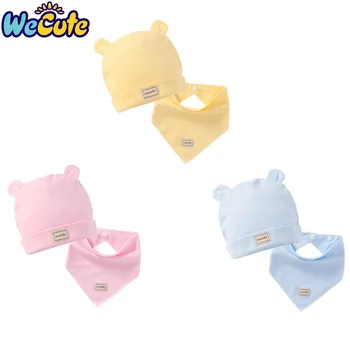 Wecute Newborn Cotton Hospital Hat Infant Baby Cute Rabbit Ears Cap Solid Color Kids Soft Beanie Hat With Baby Bibs Set
Wecute Newborn Cotton Hospital Hat Infant Baby Cute Rabbit Ears Cap Solid Color Kids Soft Beanie Hat With Baby Bibs Set