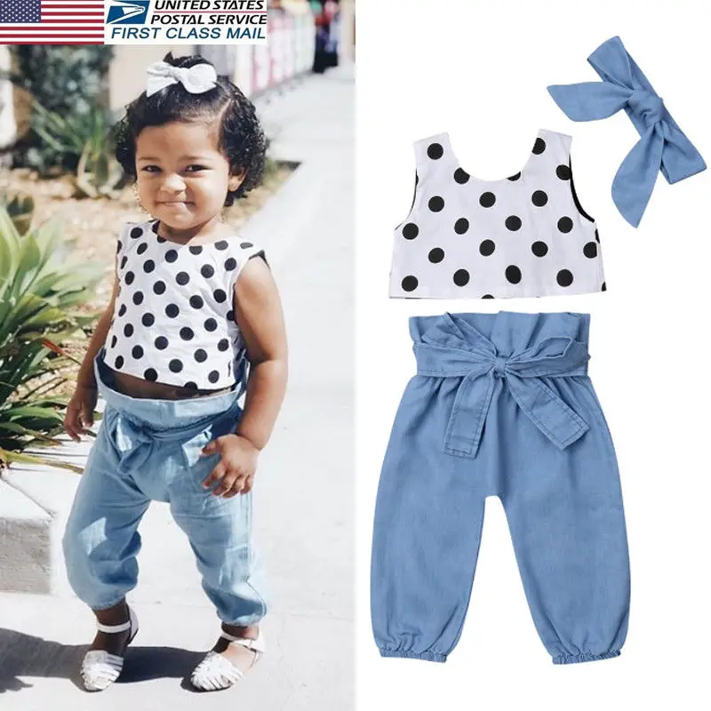 Emmababy 3PCS Newborn Baby Girl Tops wave dot Pants Headband Outfit Set Clothes Baby Girl Clothes
Emmababy 3PCS Newborn Baby Girl Tops wave dot Pants Headband Outfit Set Clothes Baby Girl Clothes