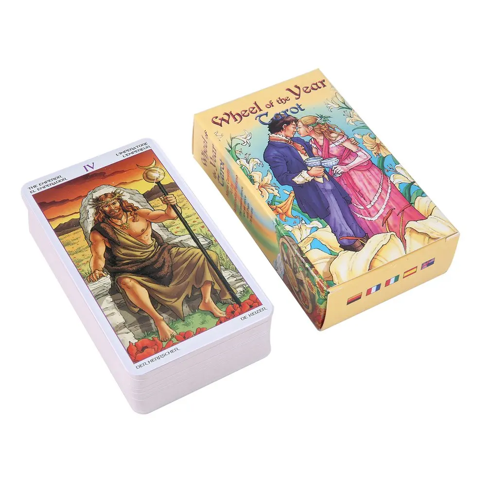 Wheel Of The Year Tarot Read Fate Tarot Card Game For Personal Use Board Game A 78-card Deck And Guidebook
Wheel Of The Year Tarot Read Fate Tarot Card Game For Personal Use Board Game A 78-card Deck And Guidebook