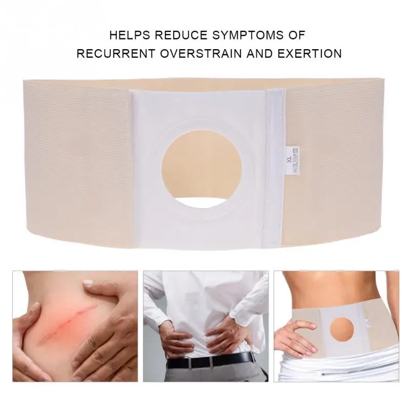 

Ostomy Abdominal Belt Brace Waist Support Wear on the Abdominal Stoma to Fix Bag and Prevent Parastomal Hernia Back Brace v