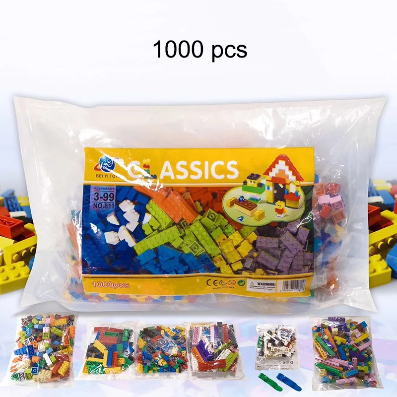 1000pcs Building Blocks Accessories Small Particle Bricks City Building Creative Bulk Sets Plastic Assembly Toys for Children
1000pcs Building Blocks Accessories Small Particle Bricks City Building Creative Bulk Sets Plastic Assembly Toys for Children