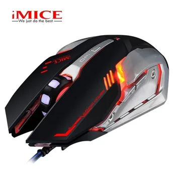 IMICE V8 Gaming Wired Mouse Optical Computer Game 4000 DPI Ergonomic Mause With LED Light Professional Gamer Mice For Pc Laptop
IMICE V8 Gaming Wired Mouse Optical Computer Game 4000 DPI Ergonomic Mause With LED Light Professional Gamer Mice For Pc Laptop