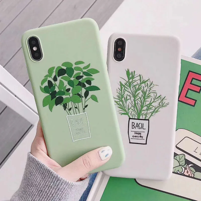 Ottwn Green Plants Pattern Cases Cover For iPhone X XS XR Xs Max Couples Soft TPU Silicone Phone Case For iPhone 6 6s 7 8 Plus
Ottwn Green Plants Pattern Cases Cover For iPhone X XS XR Xs Max Couples Soft TPU Silicone Phone Case For iPhone 6 6s 7 8 Plus