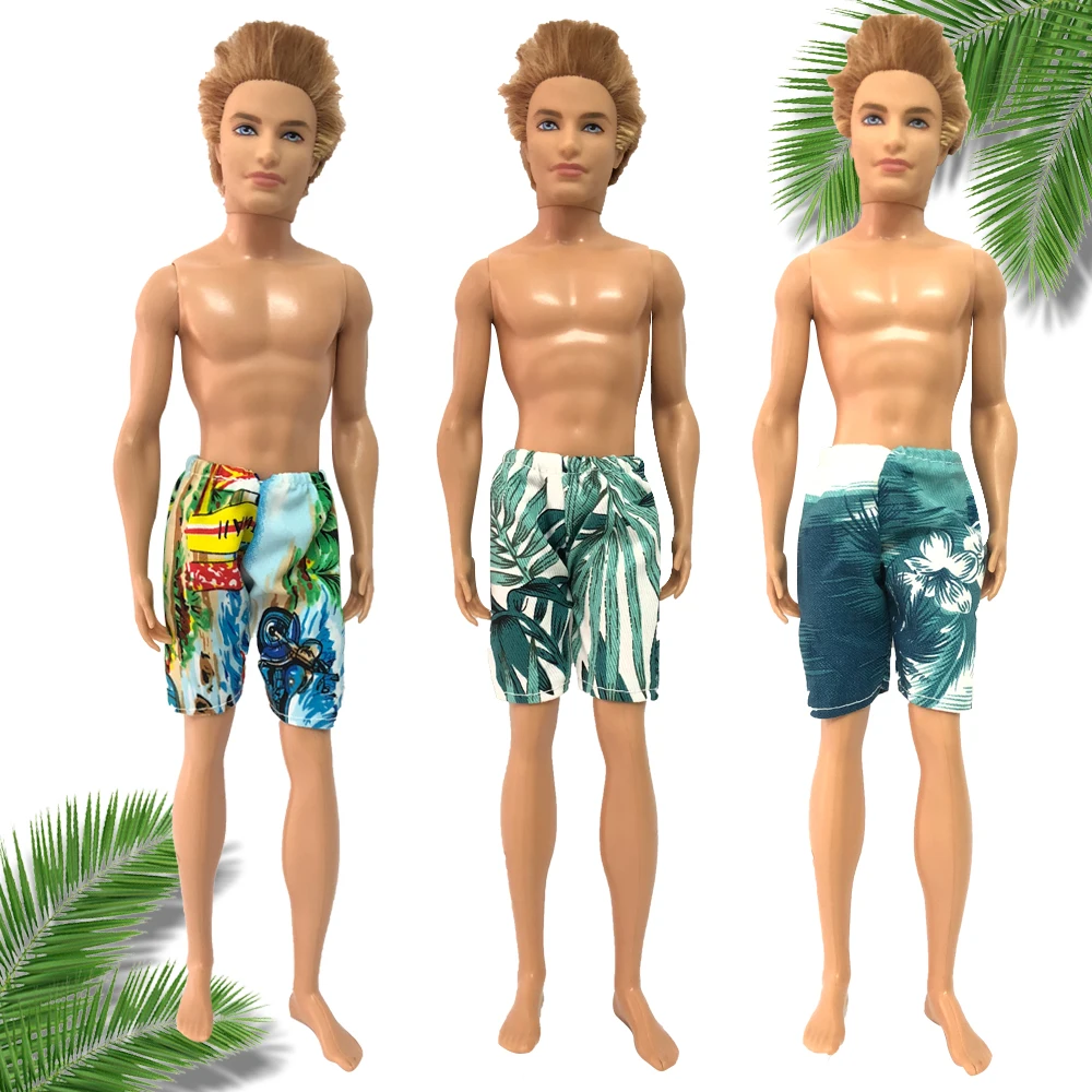 NK 3 Pcs/Set Ken Doll Clothes Summer Beach Shorts Clothing For Barbie Boy KEN Doll Best Accessories Gift K074 5X
NK 3 Pcs/Set Ken Doll Clothes Summer Beach Shorts Clothing For Barbie Boy KEN Doll Best Accessories Gift K074 5X