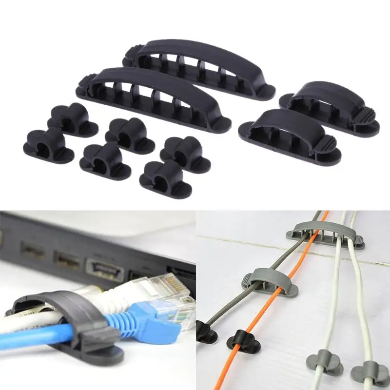 ALLOYSEED 10Pcs Cable Organizer USB Cable Winder Data Line Management Clip Wire Cord Protector Cable Holder For Mouse Headphone
ALLOYSEED 10Pcs Cable Organizer USB Cable Winder Data Line Management Clip Wire Cord Protector Cable Holder For Mouse Headphone