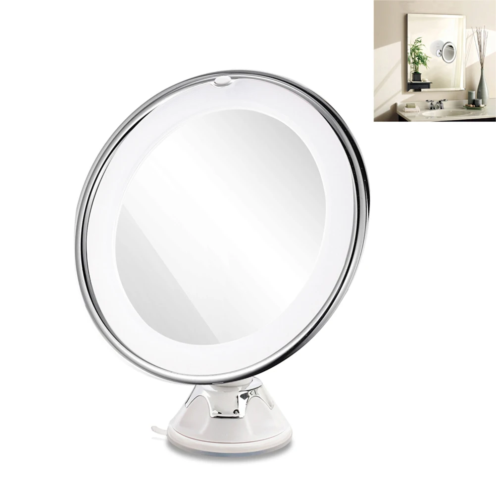 1pc Fashion Practical 7X 10X Magnifying LED Mirror Round Makeup Cosmetic Mirror Tabletop Mirror with Sucker for Men Women
1pc Fashion Practical 7X 10X Magnifying LED Mirror Round Makeup Cosmetic Mirror Tabletop Mirror with Sucker for Men Women