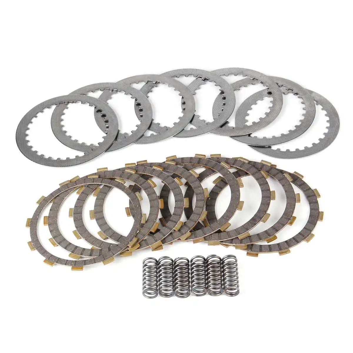 21Pcs Motorcycle Clutch Kit With Heavy Springs Friction Plates Steel Drives Plates for Yamaha YFZ 450 Raptor 700 700 R
21Pcs Motorcycle Clutch Kit With Heavy Springs Friction Plates Steel Drives Plates for Yamaha YFZ 450 Raptor 700 700 R