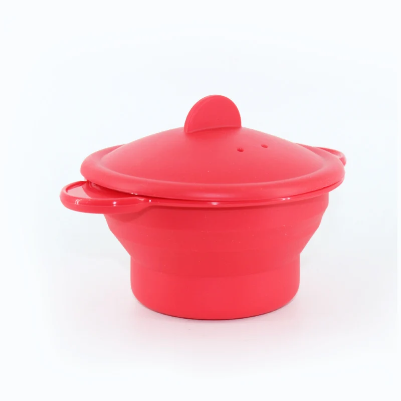 Red Silicone Steamer With Steam Cover Microwave Heating Bowl Two Handles Practical Household Kitchenware
Red Silicone Steamer With Steam Cover Microwave Heating Bowl Two Handles Practical Household Kitchenware