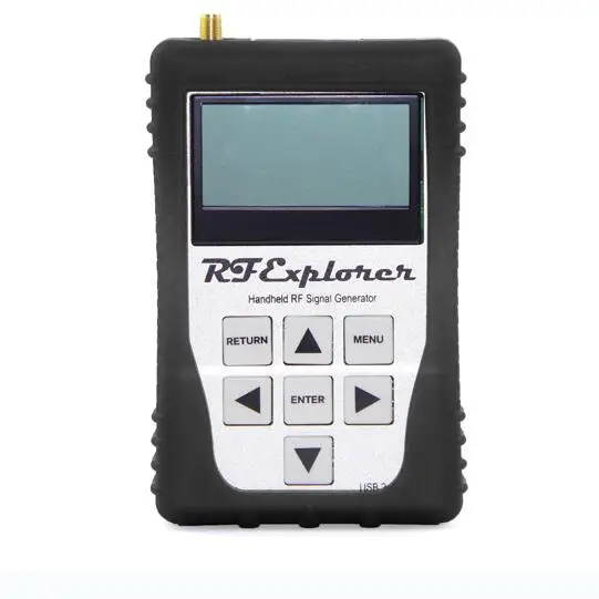 RF Explorer Model USB Logic Analyzer Oscilloscope 112KHz-100MHz WSUB1G Handheld Digital Spectrum Analyzer with Black Rubber Case
RF Explorer Model USB Logic Analyzer Oscilloscope 112KHz-100MHz WSUB1G Handheld Digital Spectrum Analyzer with Black Rubber Case