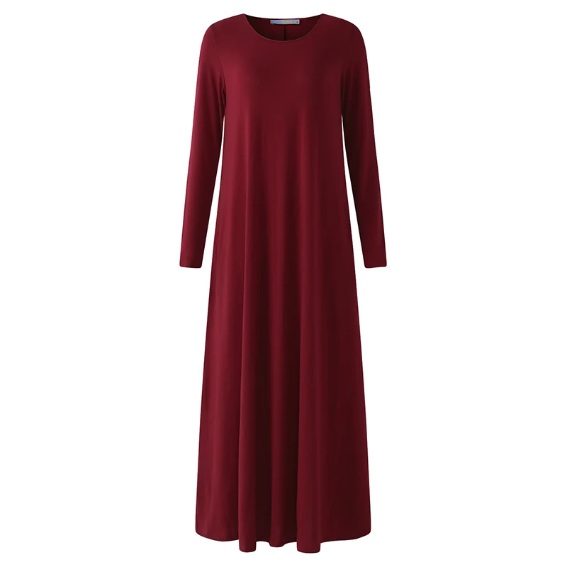 VONDA Women Autumn Dress 2019 Sexy O Neck Long Sleeve Maxi Long Party Dresses Casual Loose Pockets Vestidos Plus Size
VONDA Women Autumn Dress 2019 Sexy O Neck Long Sleeve Maxi Long Party Dresses Casual Loose Pockets Vestidos Plus Size