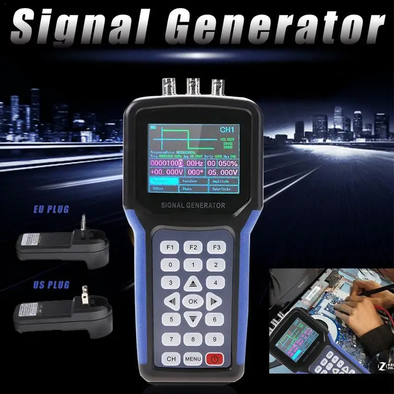 JDS2062A Professional Handheld 30MHz Double Channel Digital Signal Generator Frequency Meter S4R2 AC110-220V
JDS2062A Professional Handheld 30MHz Double Channel Digital Signal Generator Frequency Meter S4R2 AC110-220V