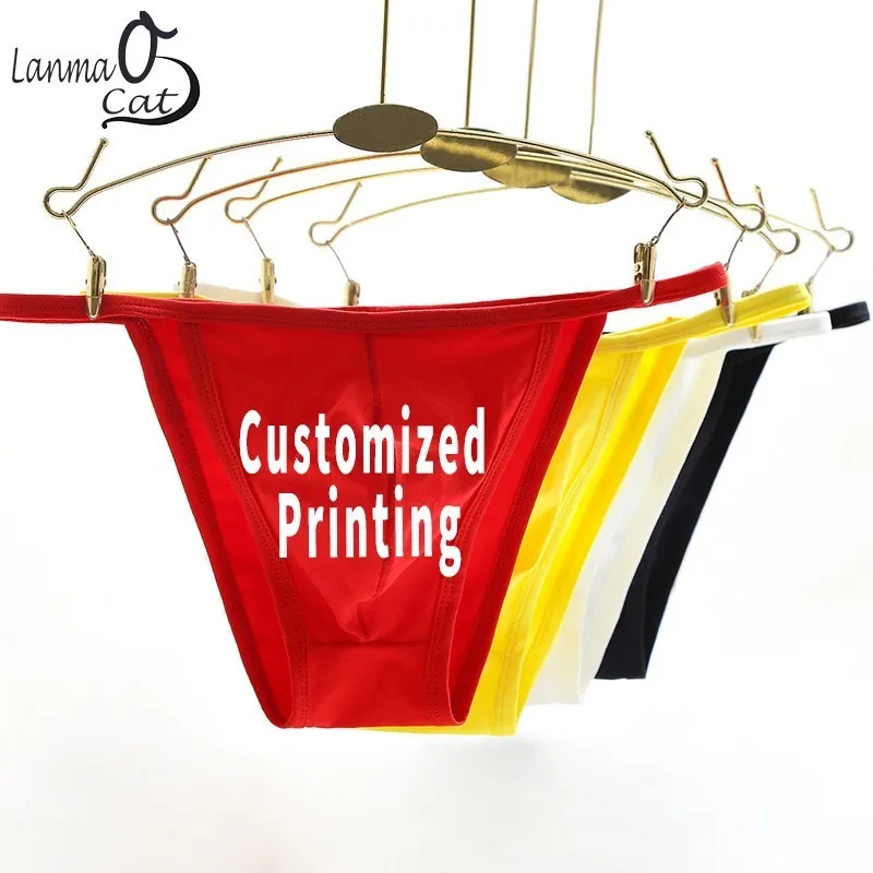 Lanmaocat Men's Brief Underwear Sexy Low Waist Underwear Custom Printing Sexy Men Underwear Thongs Male Cuecas Free Shipping
Lanmaocat Men's Brief Underwear Sexy Low Waist Underwear Custom Printing Sexy Men Underwear Thongs Male Cuecas Free Shipping