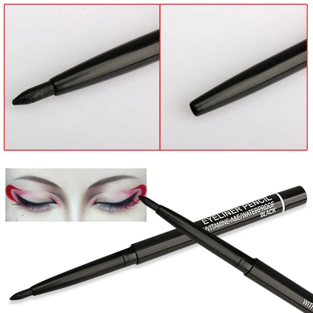 Waterproof Liquid Eyeliner Automatic Rotating Black Sweatproof Not Blooming Eye Liner Cheap Quick Dry Eyes Makeup Tool TSLM1
Waterproof Liquid Eyeliner Automatic Rotating Black Sweatproof Not Blooming Eye Liner Cheap Quick Dry Eyes Makeup Tool TSLM1