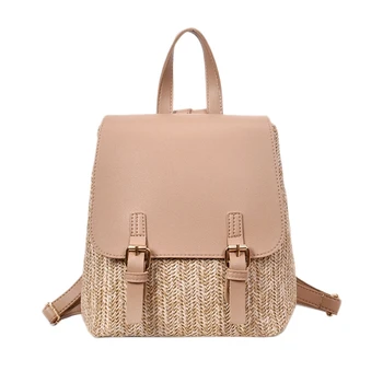 Fashion Straw Woven Backpack Women Back Pack Summer Teenage Girl Quality Backpacks Travel Bags Girls Books Rucksack
Fashion Straw Woven Backpack Women Back Pack Summer Teenage Girl Quality Backpacks Travel Bags Girls Books Rucksack