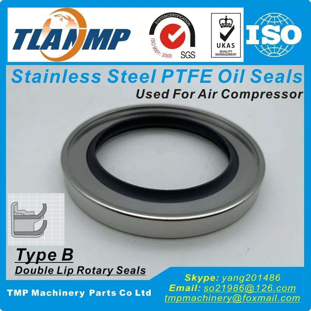 Shaft size 10/15/18/20/25/30mm Double Lip Rotary Seals ,Type B Stainless steel PTFE Oil Seals Used for Air Compressor
Shaft size 10/15/18/20/25/30mm Double Lip Rotary Seals ,Type B Stainless steel PTFE Oil Seals Used for Air Compressor