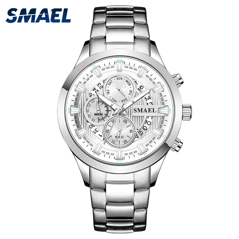 Mens Wrist Watches Luxury Design Quartz Watch Men Waterproof 30M Clock 9619 Stainless Steel Bracelet erkek kol saati Watches Men
Mens Wrist Watches Luxury Design Quartz Watch Men Waterproof 30M Clock 9619 Stainless Steel Bracelet erkek kol saati Watches Men