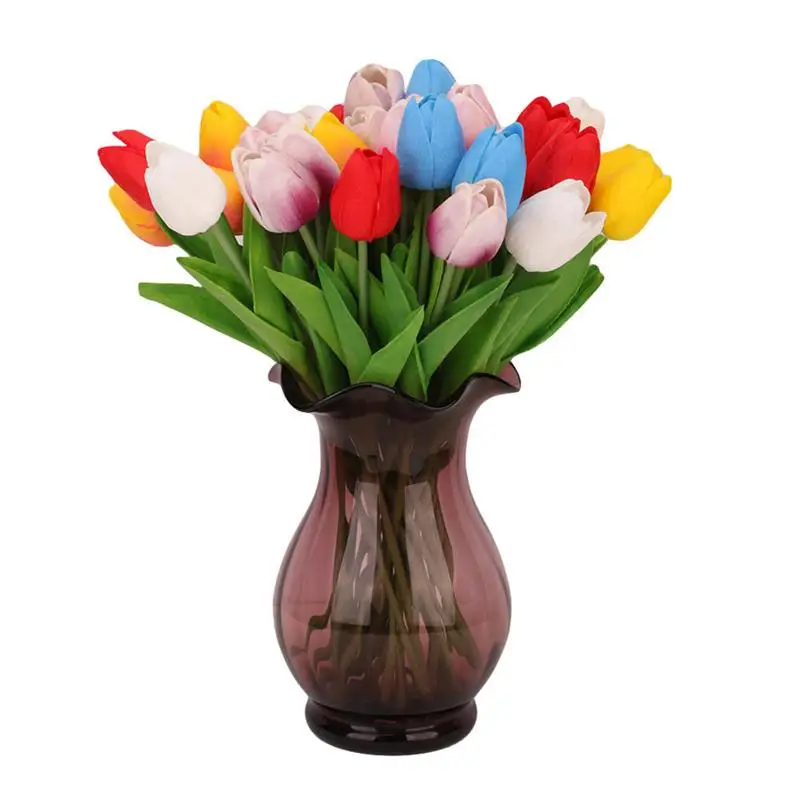 Artificial Tulips Real Touch Tulips Flowers Faux Tulip Flowers for Wedding Home Party Balcony Yard Bar Decoration
Artificial Tulips Real Touch Tulips Flowers Faux Tulip Flowers for Wedding Home Party Balcony Yard Bar Decoration