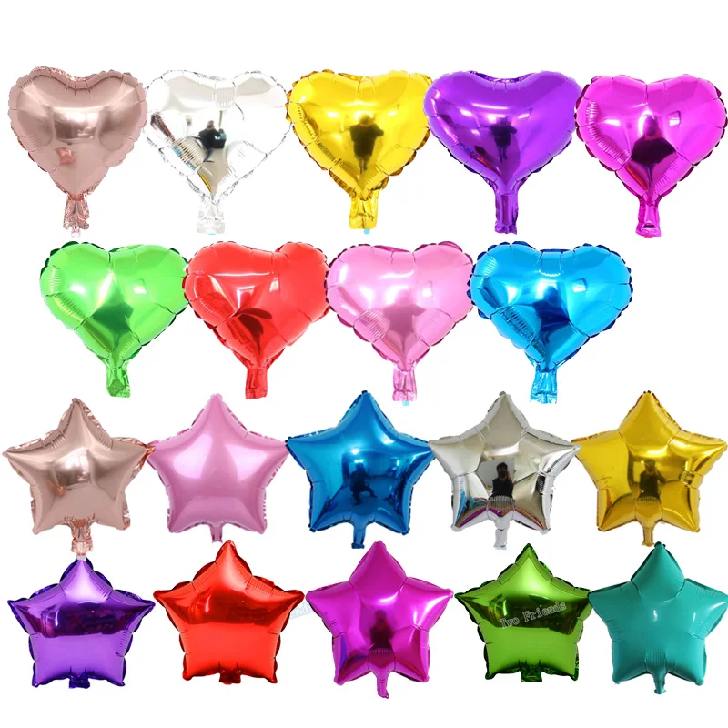 10inch Rose Gold Star Heart Foil Balloons 30pcs pink silver air Globos Birthday Wedding party Supplies cumpleanos infantiles toy
10inch Rose Gold Star Heart Foil Balloons 30pcs pink silver air Globos Birthday Wedding party Supplies cumpleanos infantiles toy