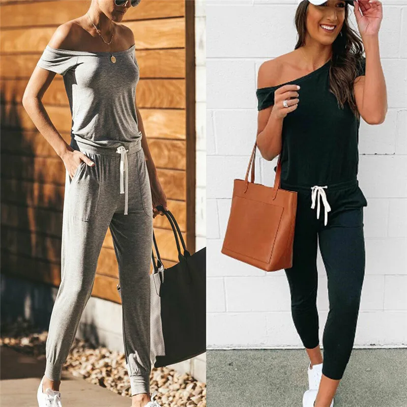 Sexy Women Jumpsuit Romper Off Shoulder Bodycon Skinny Jumpsuit Playsuit Bodysuit Casual Clubwear
Sexy Women Jumpsuit Romper Off Shoulder Bodycon Skinny Jumpsuit Playsuit Bodysuit Casual Clubwear