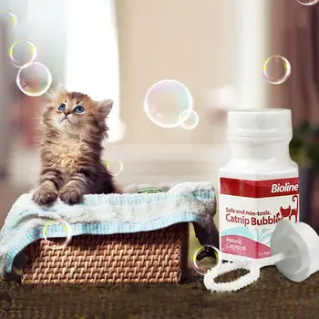 Cat Teasing Toy Catnip Bubbles Cat Catnip Essential Oil Spray Interactive Education Toys Harmless Funny Bubbles Toys 17.7ML New
Cat Teasing Toy Catnip Bubbles Cat Catnip Essential Oil Spray Interactive Education Toys Harmless Funny Bubbles Toys 17.7ML New