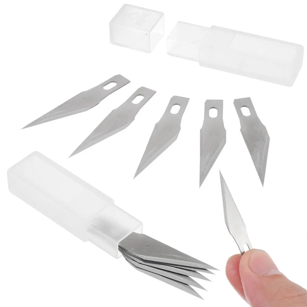 5/20/50/100pcs 11# Blades for Mobile Phone Films Tools Cutter Graver Crafts Hobby Knife DIY Scalpel Wood Carving Repair Tools
5/20/50/100pcs 11# Blades for Mobile Phone Films Tools Cutter Graver Crafts Hobby Knife DIY Scalpel Wood Carving Repair Tools