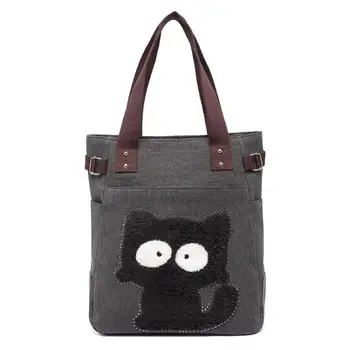 Lovely Cute Cat Canvas Handbag for Girls Ladies Large Capacity Casual Bag Women Portable Solid Zipper Shoulder Bag Bolsos Mujer
Lovely Cute Cat Canvas Handbag for Girls Ladies Large Capacity Casual Bag Women Portable Solid Zipper Shoulder Bag Bolsos Mujer