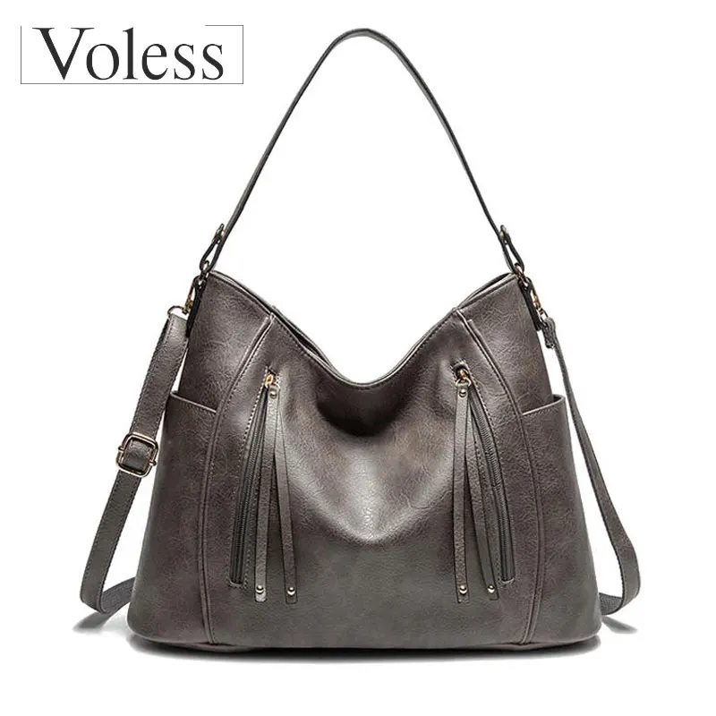 Фото VOLESS винтажная сумка женская через плечо Женская Повседневная большая высокое