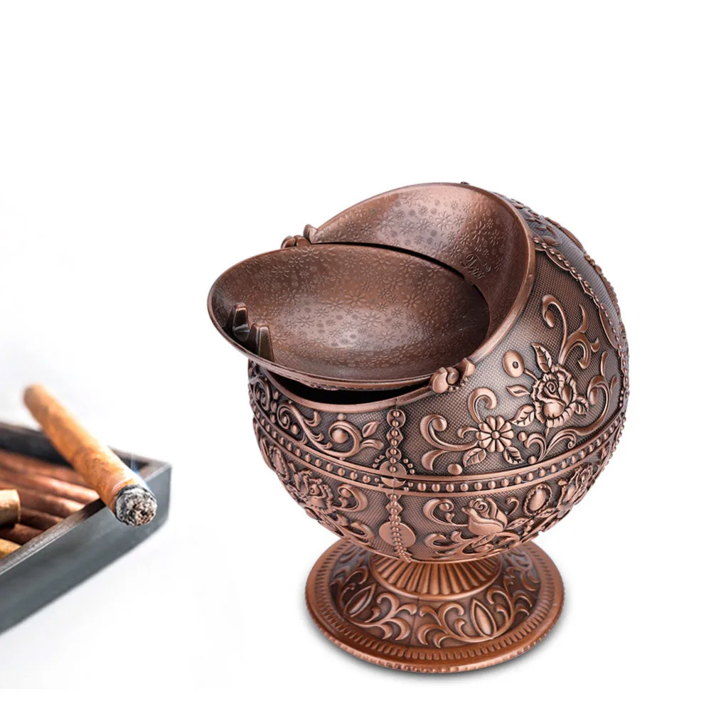 Globe Ashtray Vintage Art Craft Ashtray Metal Round Ball Stamped Pattern Gift Home Desk Decoration Christmas
Globe Ashtray Vintage Art Craft Ashtray Metal Round Ball Stamped Pattern Gift Home Desk Decoration Christmas