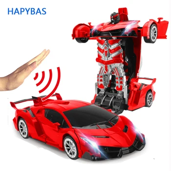2.4Ghz Induction Transformation Robot Car 1:14 Deformation RC Car Toy led Light Electric Robot Models fightint Toys Gifts
2.4Ghz Induction Transformation Robot Car 1:14 Deformation RC Car Toy led Light Electric Robot Models fightint Toys Gifts