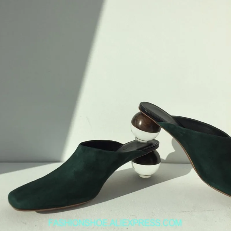 Fashion Design Clear Crystal Ball Heel Women Slippers Slip On Mules Squared Toe High Heels Women Pumps Spring Summer Shoes Woman
Fashion Design Clear Crystal Ball Heel Women Slippers Slip On Mules Squared Toe High Heels Women Pumps Spring Summer Shoes Woman