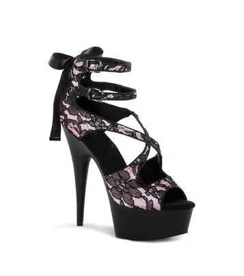Women Black Lace Mesh Leather Platform Sandals Butterfly Knot Summer Peep Toe 15cm Sky High Heel Party Shoes Ankle Buckle Strap
Women Black Lace Mesh Leather Platform Sandals Butterfly Knot Summer Peep Toe 15cm Sky High Heel Party Shoes Ankle Buckle Strap