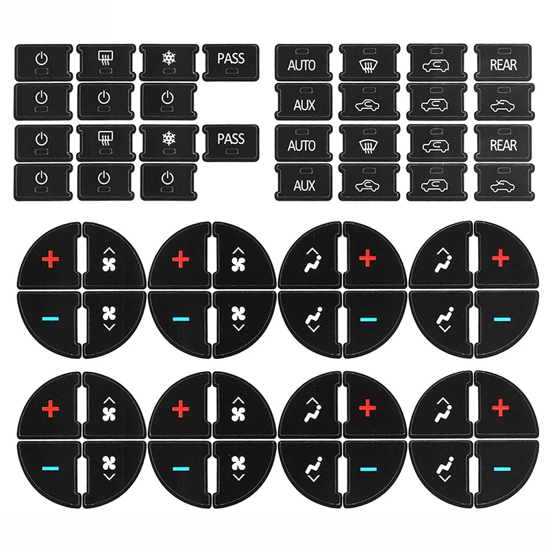 AC Button Repair Kit Decal Stickers Dash Replacement for Chevy G MC Che vrolet PVC
AC Button Repair Kit Decal Stickers Dash Replacement for Chevy G MC Che vrolet PVC