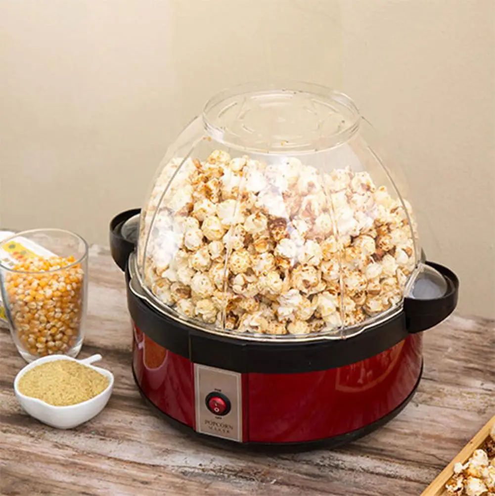 

1000W High Quality Mini Electric Popcorn Maker Detachable Corn Popping Machine Household Kitchen Accessories