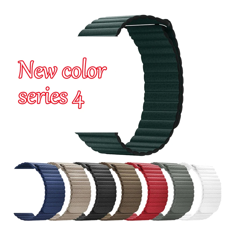 Leather Band for Apple watch Adjustable Magnetic Closure Loop Strap watchband for iWatch Series 4321 44 40 42mm 38mm bands
Leather Band for Apple watch Adjustable Magnetic Closure Loop Strap watchband for iWatch Series 4321 44 40 42mm 38mm bands