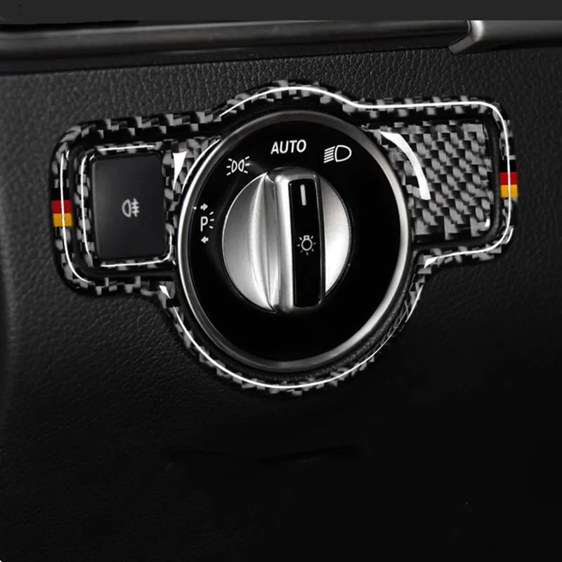Carbon Fiber Headlight Switch Cover Trim 3Pcs Car Styling For Mercedes Benz W204 GLA CLA ML GL GLE GLS A C Class LHD
Carbon Fiber Headlight Switch Cover Trim 3Pcs Car Styling For Mercedes Benz W204 GLA CLA ML GL GLE GLS A C Class LHD