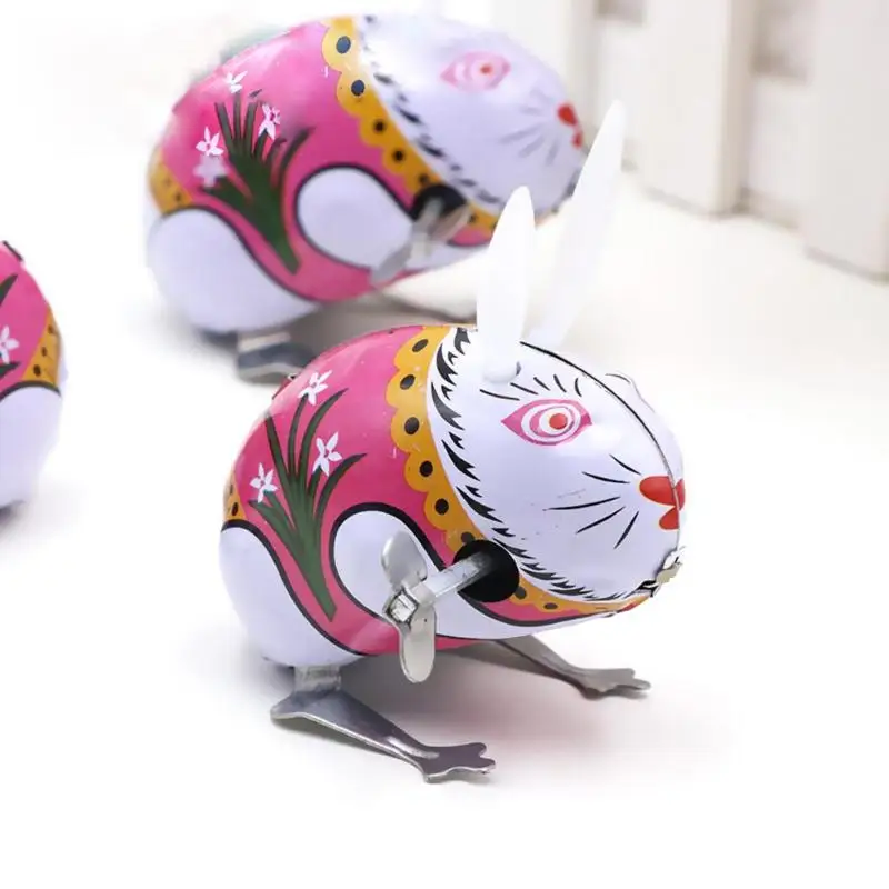 Vintage Handmade Clockwork Wind-up Jumping Rabbits Kids Easter Toy Ornament Funny Cartoon Toy Gift For Children 
Vintage Handmade Clockwork Wind-up Jumping Rabbits Kids Easter Toy Ornament Funny Cartoon Toy Gift For Children